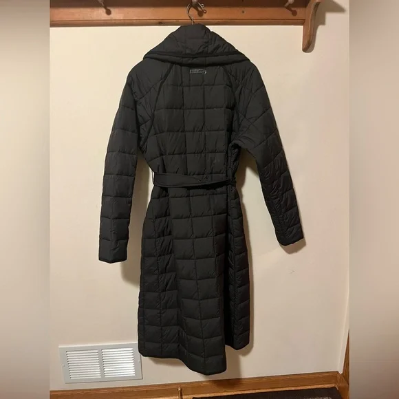 Bernardo Women's Square Quilted Puffer Trench Coat Size L - Picture 3 of 5